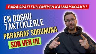 TYT Türkçe ve Paragrafı En Kısa Sürede Hallet  Muhteşem Paragraf Kampı