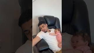 Mom catches dad sleeping while watching daughter then son DOES THIS #shorts