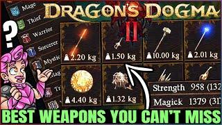 Dragons Dogma 2 - BEST OP Weapons For EVERY Vocation You NEED - 10 POWERFUL Early Weapons Guide