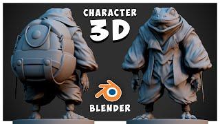 Master 3d Sculpting In Blender A Step-by-step Character Creation Tutorial