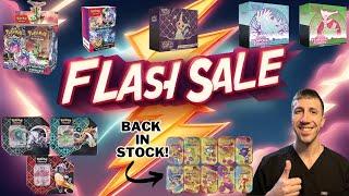 WEEKEND FLASH SALE Pokémon Pre-Order Deals and In-Stock Sales 151 Mini Tins Back in Stock