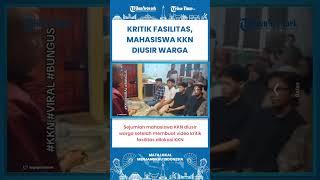 SHORT  Viral Mahasiswa KKN Diusir Warga Karena Video Sindir Tak Ada Air dan Mandi Harus di Musholla