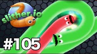 MASTEROV IS BACK ON SLITHER *MUST WATCH*  Slither.io Gameplay Part 105