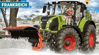 LS22 Frankreich #7 WINTERDIENST auf dem Hof und Tiere versorgen  LANDWIRTSCHAFTS SIMULATOR 22