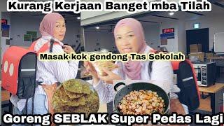 Kurang Kerjaan Banget Mba Tilah‼️Masak Karo Nggendong Tas