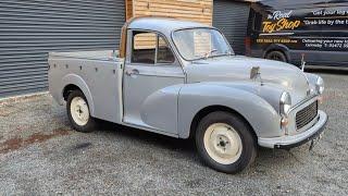 Morris MinorAustin 600 Cwt Pick up 1969 commercial classic start up and walkaround