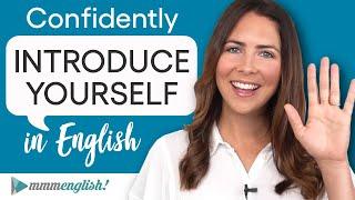 Tell me about yourself Introduce yourself in English with EASE