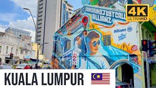 City Walk - Kuala Lumpur Malaysia - Pasar Seni China Town Merdeka Square - 2023