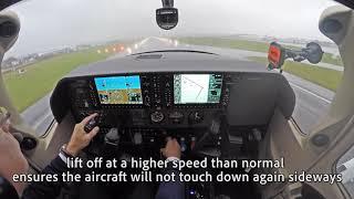 Cessna 182T flight in bad weather - icing and turbulence