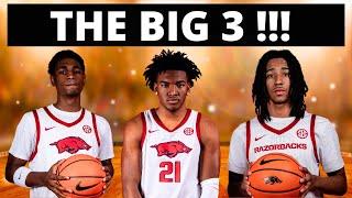 ARKANSAS BASKETBALL LANDS 3 TOP HS RECRUITS  Boogie Fland Karter Knox And Billy Richmond