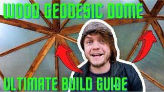 The Ultimate Geodesic Dome Build Guide - Most Beautiful Inexpensive No Hubs