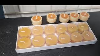 Making Your Own Beeswax Tealight Candles