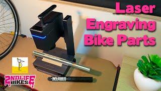 Laser Engraving Bike Parts For Retro Bike Builds - LaserPecker LP3