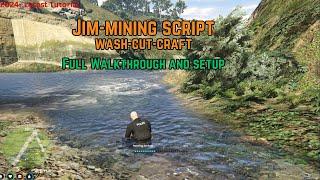 QBCore Mining Script  Jim Mining - Installation  Stone Cutting Washing & Selling  2024  Brave