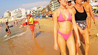 ️ Beach Walk Spain 4K  Relajante Paseo En La Playa De Benidorm Beach