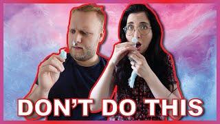 Pulling Cotton Candy Out Of Our Nose Creepypasta Experiment
