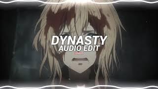 dynasty - miia edit audio