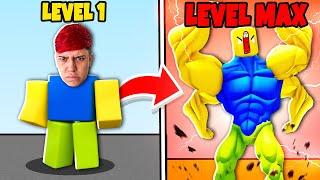 ME TRANSFORMEI NO NOOB 4 BRAÇOS E LUTEI COM NOOB DO MARRETÃO ROBLOX Mega Noob Simulator 2