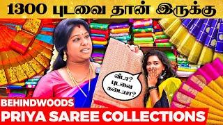 FREE Saree நான் தரேன்… உங்க வீட்டு Functions-க்கு கேளுங்க Priya Saree Collections  Home Tour