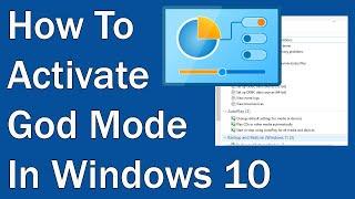 How To Activate God Mode In Windows 10  Unlimited Solutions