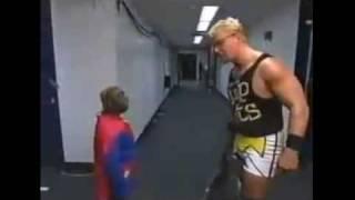 Jeff Jarrett Hits A Midget