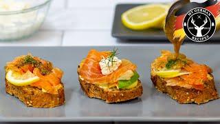 Easy Homemade Graved Salmon with 3 Sauces  Gravlax  MyGerman.Recipes