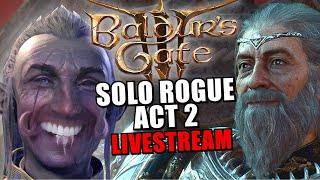  Baldurs Gate 3 - 1 Player Solo Rogue Act 2