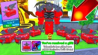WOAH I OPENED 1000 NEW DRILL CRATES Toilet Tower Defense  EP 73 PART 2 Roblox