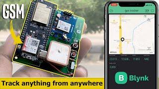 GSMGPRS based GPS Tracker using Blynk with Calling & SMS features