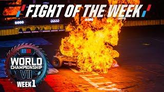 BattleBots Fight of the Week Free Shipping vs. Gigabyte - from World Championship VII