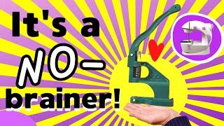 How to Install a Grommet  Grommet tool how to use  Grommets for Mini Sewing Machine projects