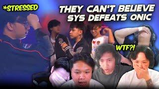 INDO PROSTREAMERS CANT BELIEVE SYS DEFEATED ONIC ESPORTS