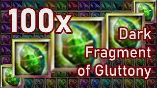 100 Adet Dark Fragment of Gluttony Kırdırma  #knightonline