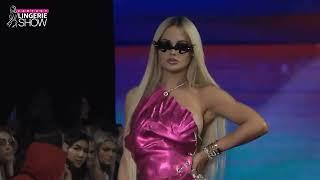 Fantasy Lingerie Show 2023 Miami Fashion week See through Lingerie  Swimwear midnight haute couture