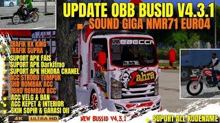 UPDATE OBB V4.3.1 SOUN GIGA NMR71 EURO4TRAFIK RX KING.TRAFIK SUPRASUPORT ALL KODENAME