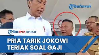 Teriakan Pria yang Tarik Jokowi di Konawe saat Diamankan Paspampres Gaji Saya Ditahan  6 Tahun Pak