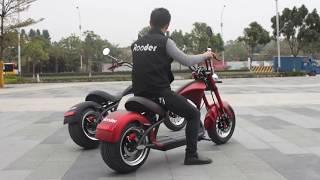 Citycoco electric scooter Rooder super chopper r804 m1 with EEC COC 25kmh 45kmh and 60kmh