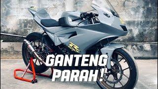 BUKAN UNTUK JALANAN UMUM  - Modifikasi Road Race Suzuki GSX-R150