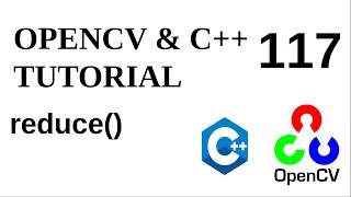 OPENCV & C++ TUTORIALS - 117  reduce  Sum-Average-MinMax calculation of each row-col in an image