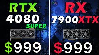 RTX 4080 Super vs RX 7900 XTX  REAL Test in 10 Games  1440p  Rasterization RT DLSS FSR3 FG