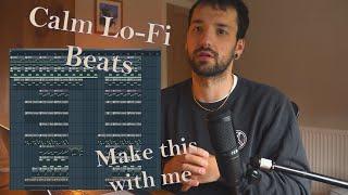 Making a Calm Lo fi Hip Hop Beat in Fl Studio 21 from Scratch  Beat Making Tutorial