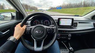 Kia Rio IV 1.2 DPi 84 HP  Test Drive #40  POV Driver. TV