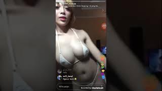 hot nipple Indah Monica Dance in white bikini. SheGood SheSexy