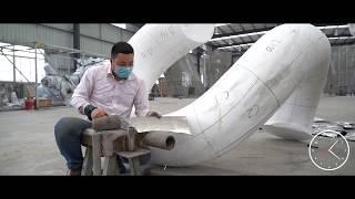 How to craft a stainless steel sculpture by hand forging?