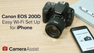 Connect your Canon EOS 200D to your iPhone via Wi-Fi