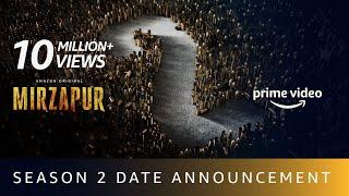 Mirzapur 2 - Release Date Announcement  Amazon Original