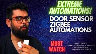 Sonoff Zigbee Door Sensor. Smart Door Sensor. Home Automation. Alexa Routine.