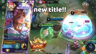 FLORYN IS BACK‼️ Floryn godly support mvp gameplay🩷