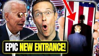 New Trump MAGA Rally Entrance is Completely EPIC Crowd ROARS as Trump Savages Biden in Rowdy Rally