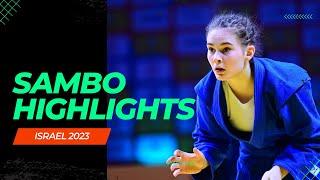 Highlights of the European Cadets Youth and Junior SAMBO Championships 2023. Day 2